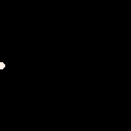 circle moving across screen